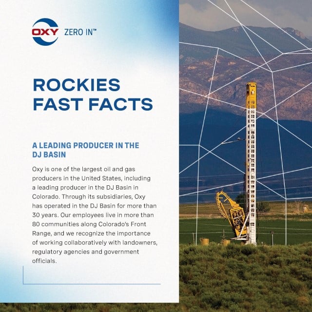 Oxy Rockies Fast Facts Cover