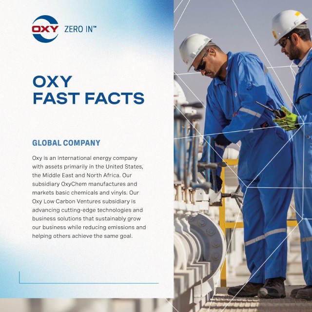 Oxy Corporate Fast Facts Cover