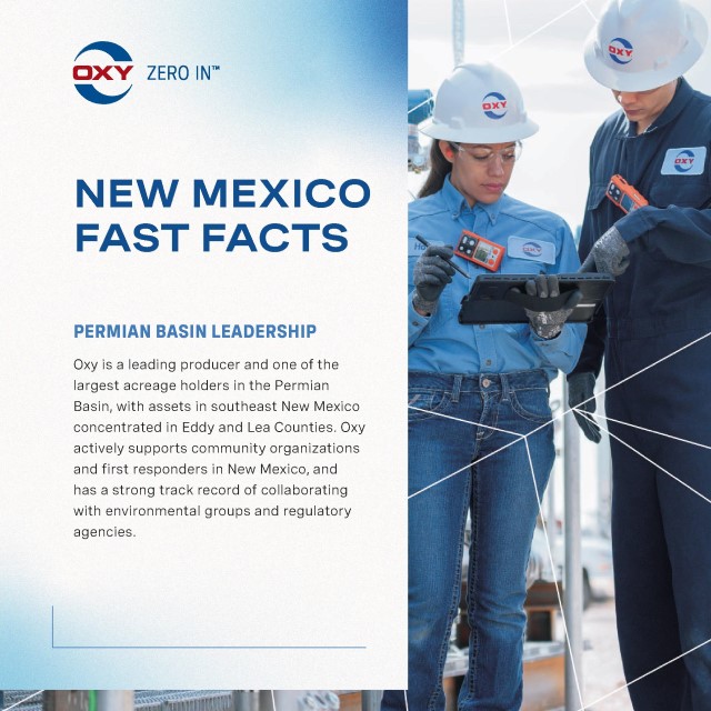 Oxy New Mexico Fast Facts Cover